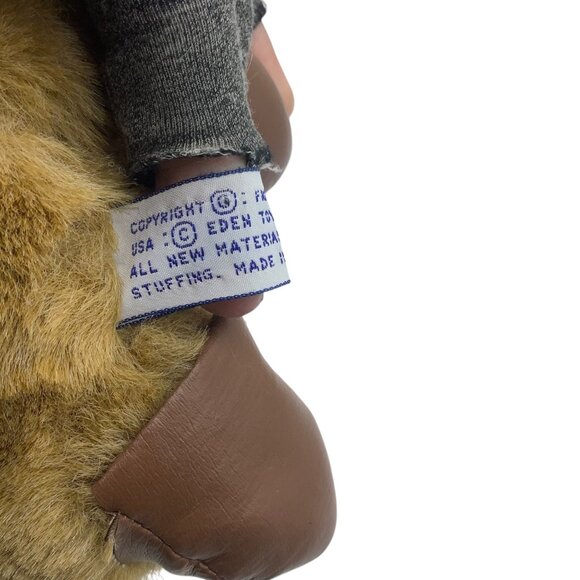 Vtg Benjamin Bunny Plush Toy Eden Toys 1987 9" Beatrix Potter Has TAG - Picture 8 of 9